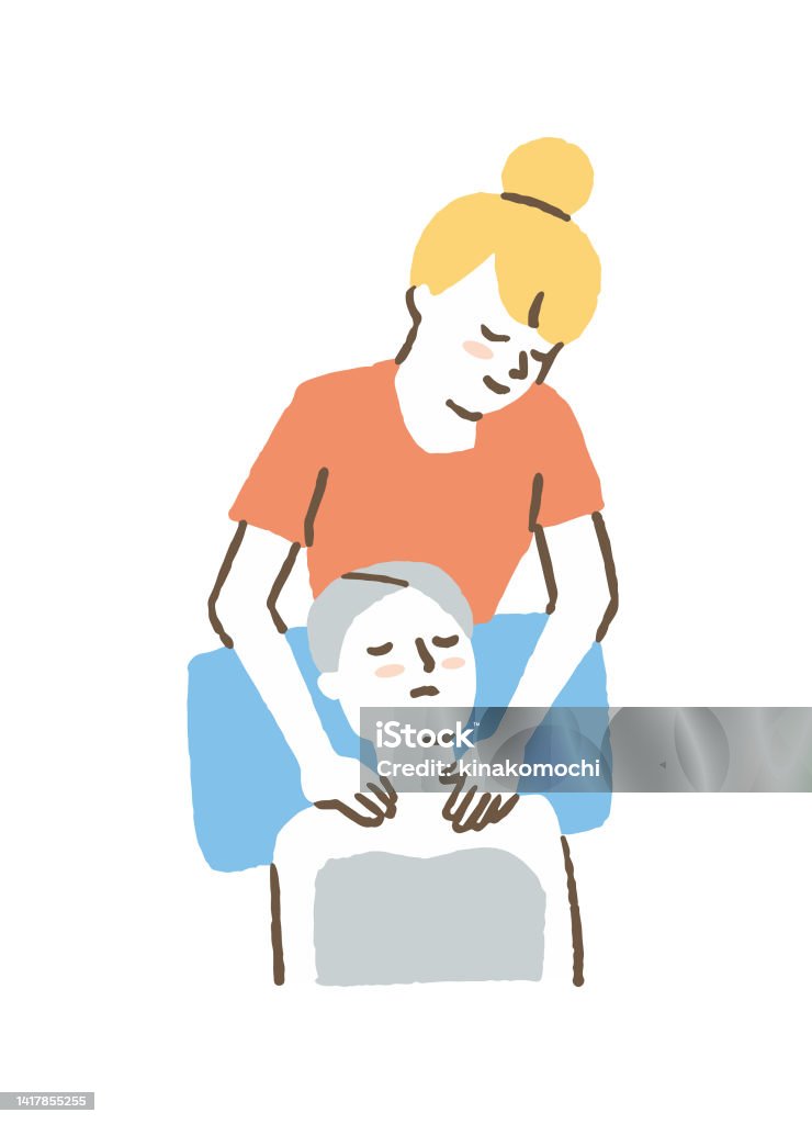 Sachi Yokoyama donnant un massage prénatal à une cliente